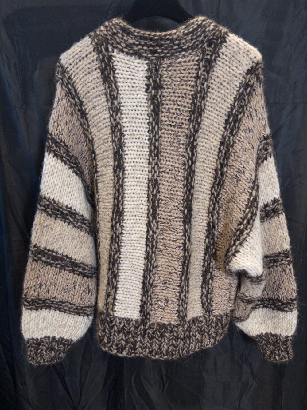 Brochu Walker Illia Handknit Cardigan in Sesame Combo - Picture 2 of 5